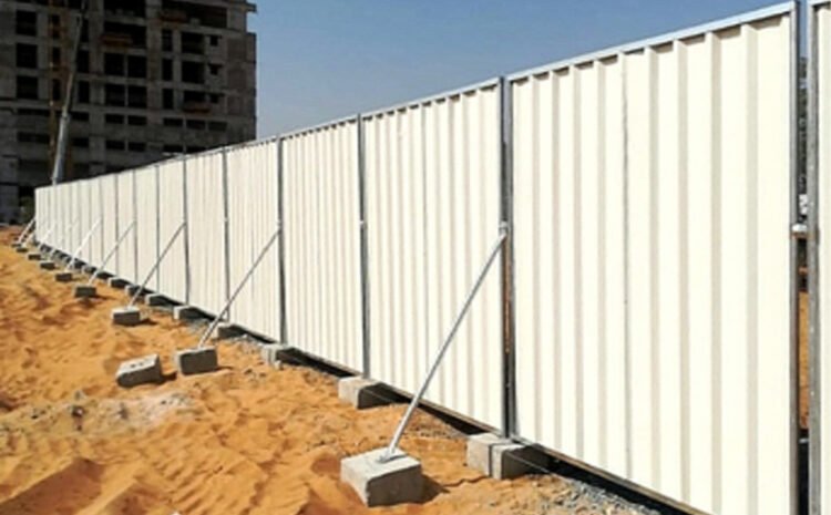  GL Hoarding Sheet Fence Installation